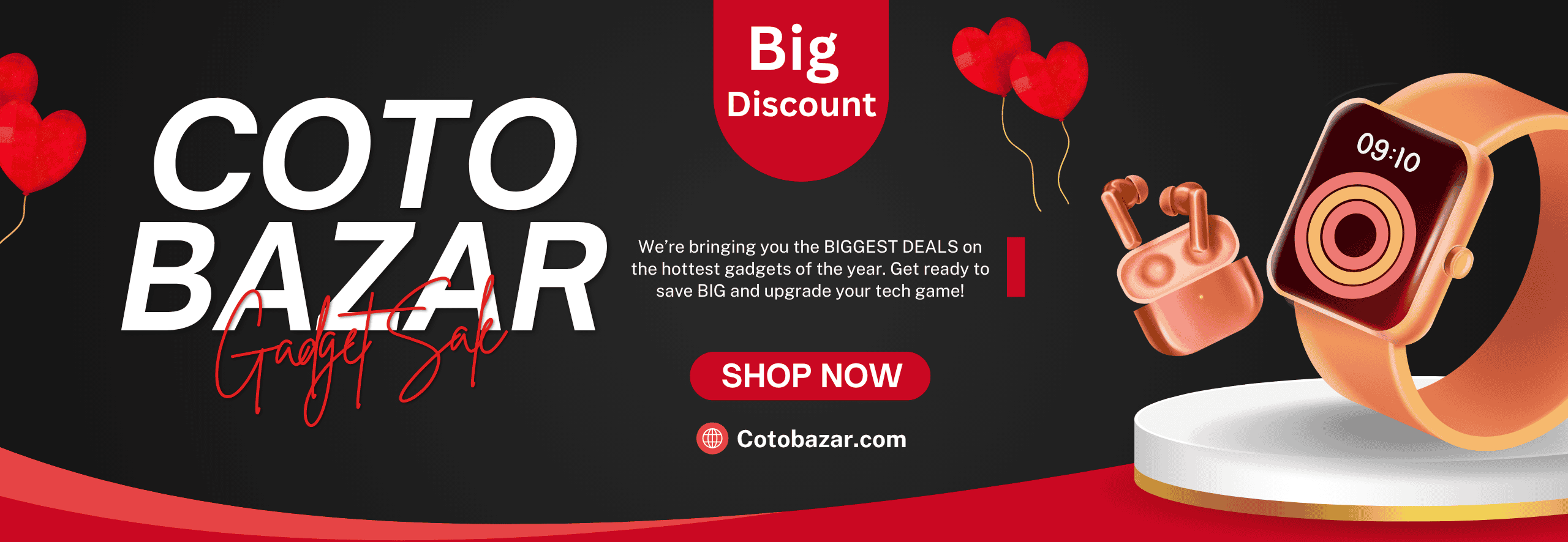 Banner design for cotobazar