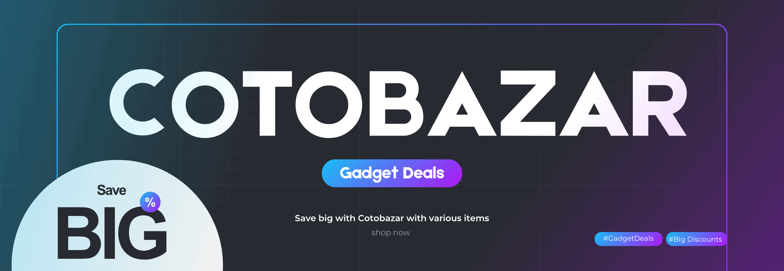 Banner design for cotobazar2