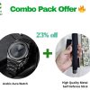 Exclusive Combo Pack – Arabic Aura Watch with Arabic Dial and Metal Self Defence Stick for Men’s Style and Safety